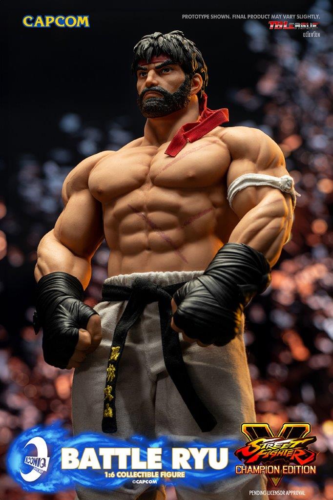 HOTTOYs、TBLeague、CAPCOM、スト2、[RYURYU1/6] 1:6 Street Fighter Battle Ryu Figure by Capcom X Iconiq