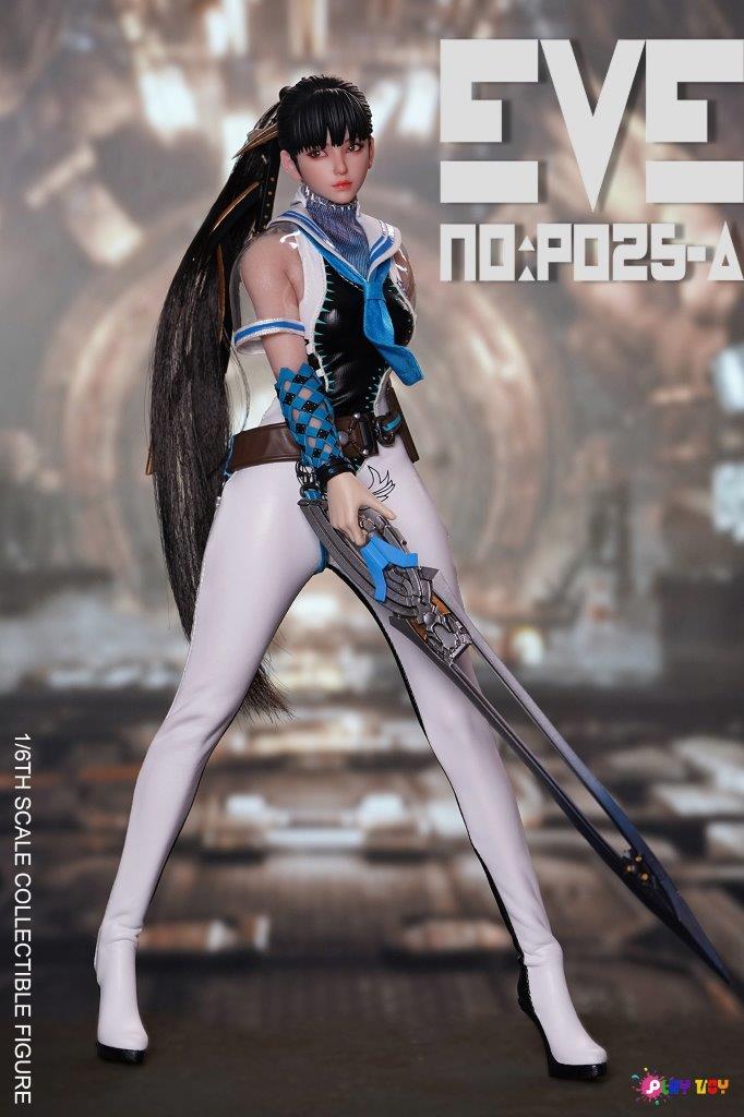 1/6 Play Toy EVE in White Collector Action Figure [PT-P025A
