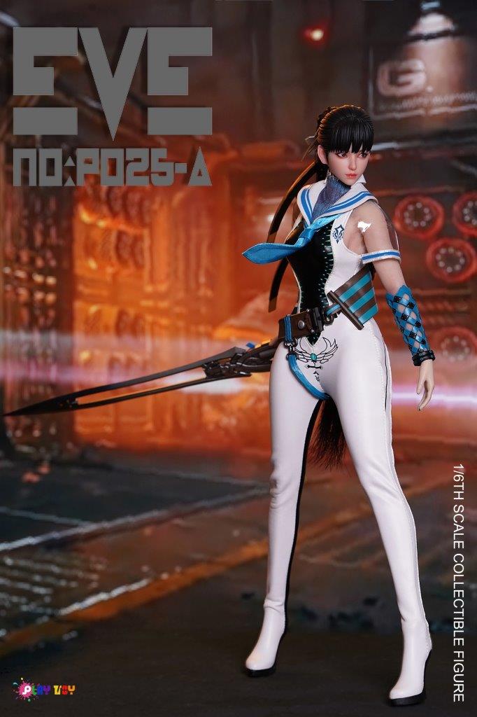 1/6 Play Toy EVE in White Collector Action Figure [PT-P025A