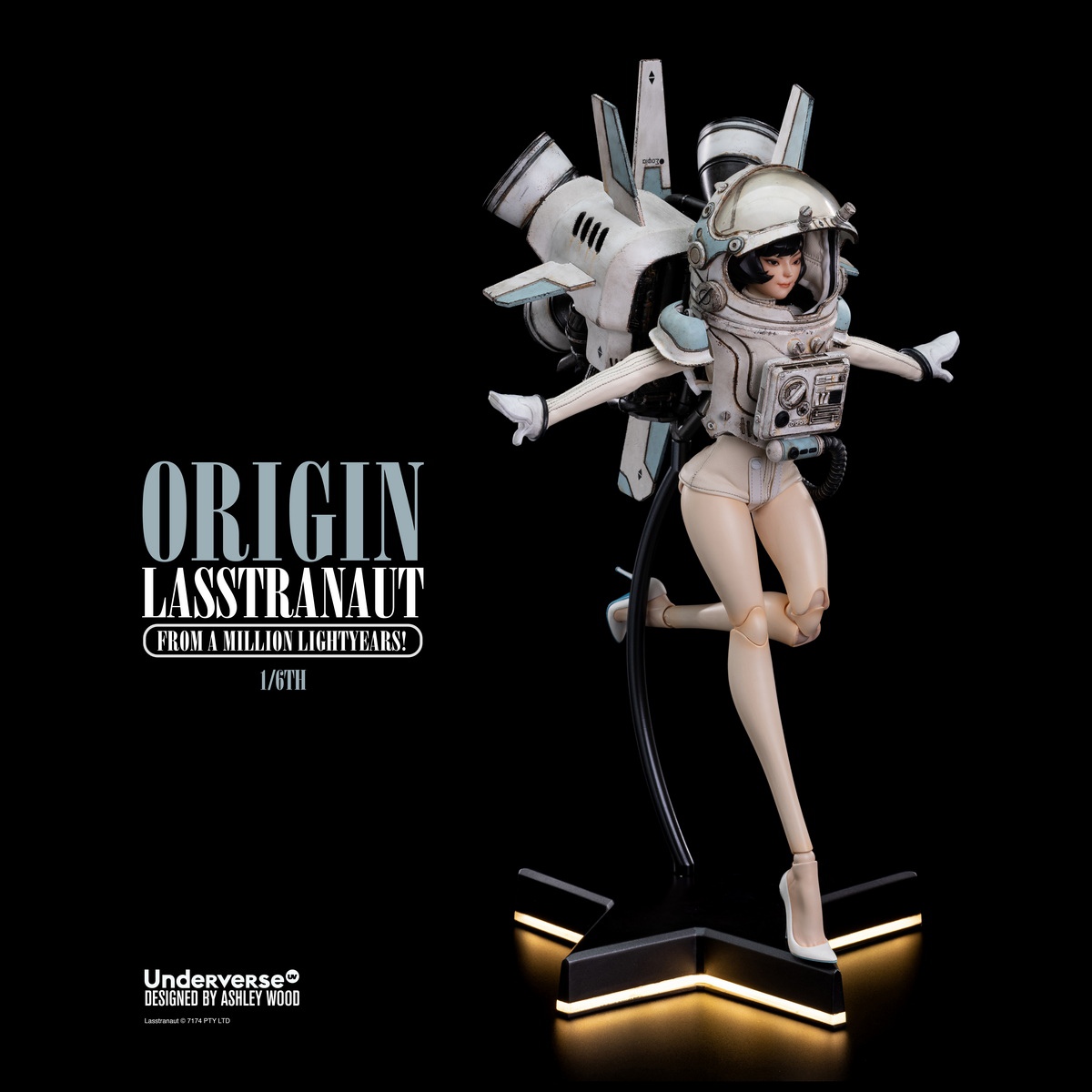 Underverse Lasstranaut Catherine 宇宙飛行士 Underverse Popbot Origin Lasstranaut Catherine Designed by Ashley