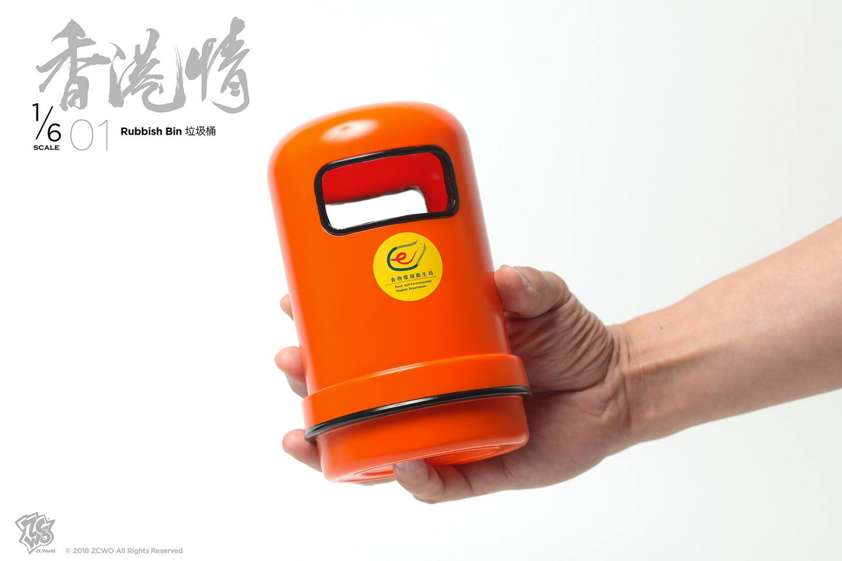 1/6 Hong Kong Street Scene 01 Rubbish Bin by ZC World [ZC-294
