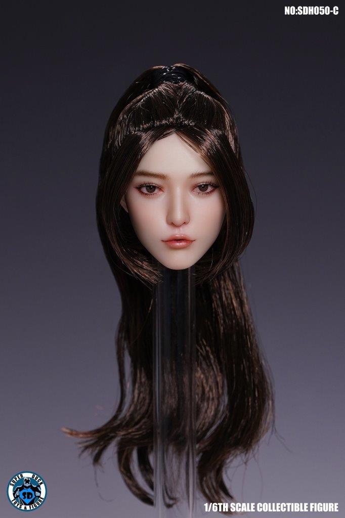 Super Duck 1:6 Female Heads with Movable Eyes [SUD-SDH050C] - EKIA