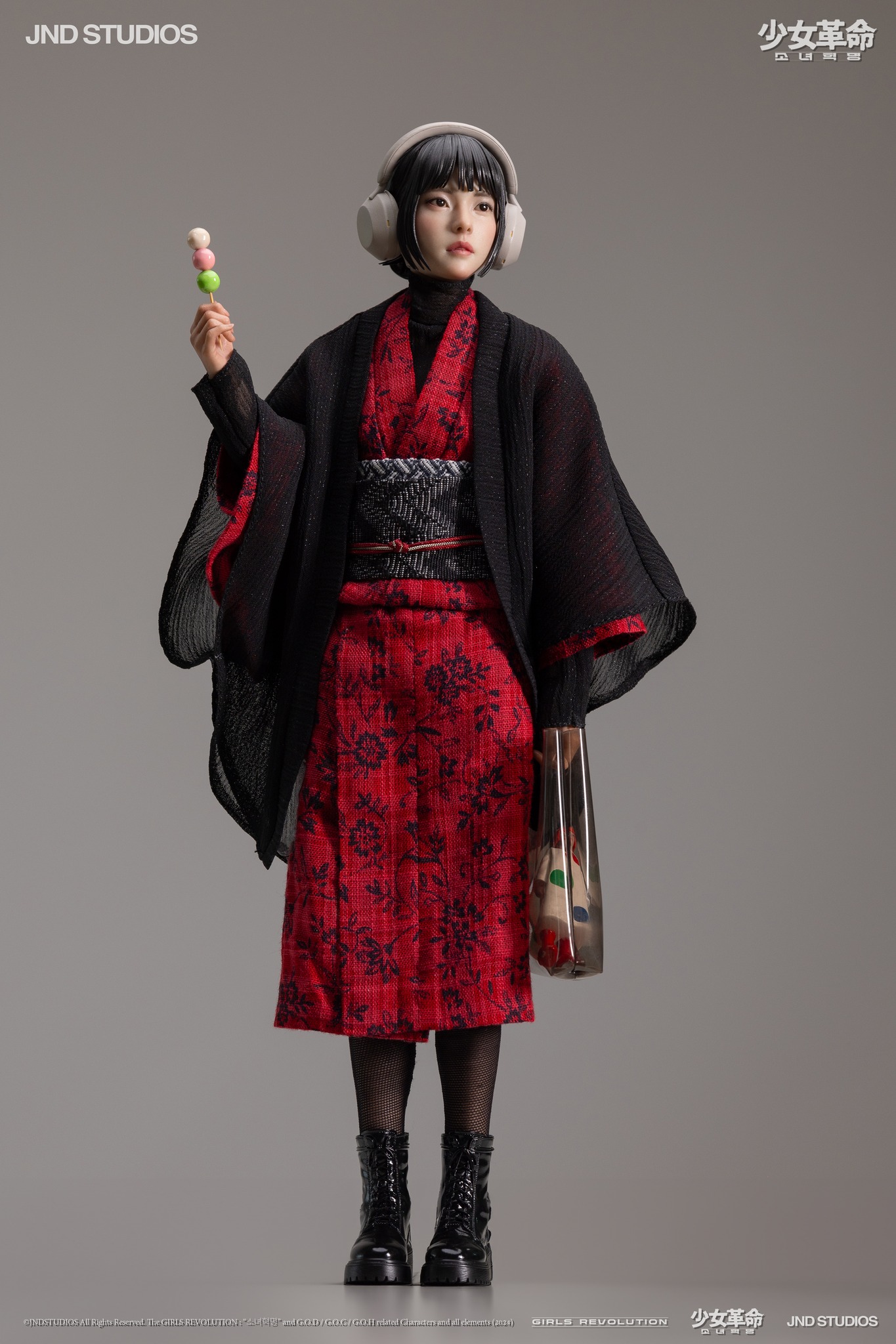 JND 1/6 Paripi Yu 標準版GSR-001アクションフィギュア JND STUDIOS Girls' Revolution Paripi Yu 1/6 Action Figure [GSR-001