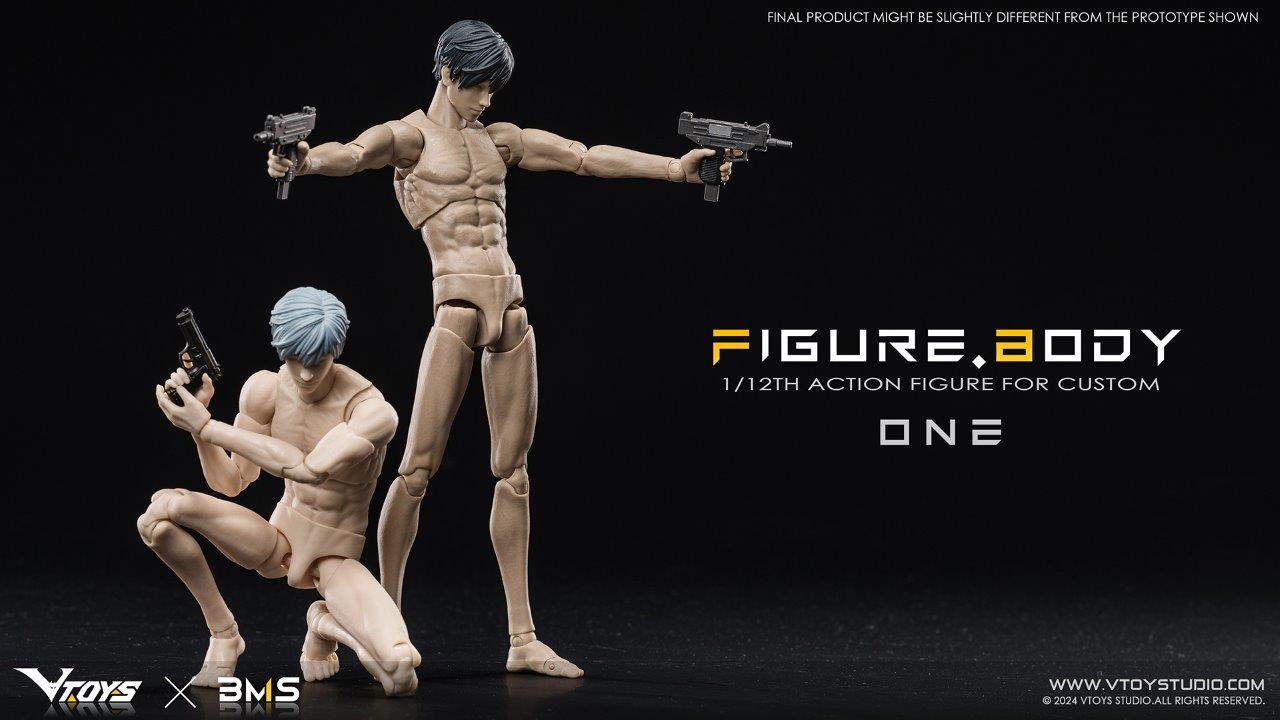 VB002 FIGURE.BODY アクションフィギュア Figure Body One VB002 White Skin 1/12 Scale Action Figure