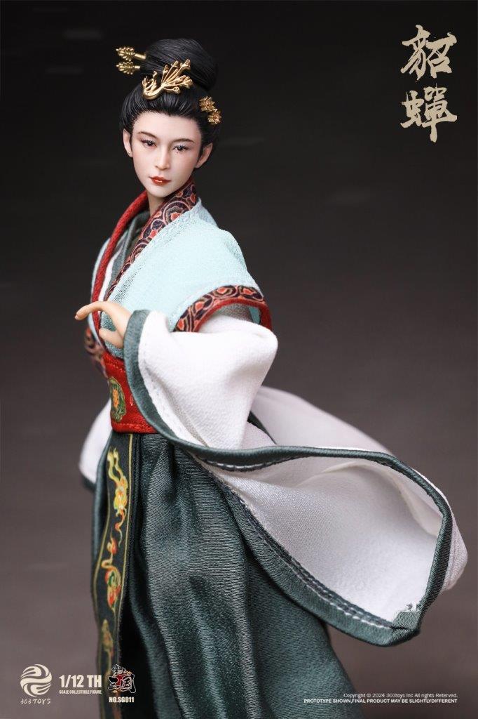 303 Toys Three Kingdoms 1/12 DIAO CHAN, THE BEAUTY WHO SHAMES THE
