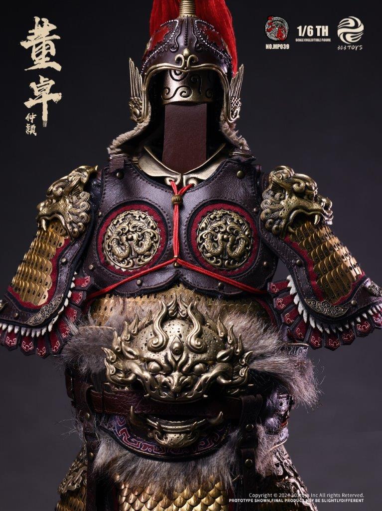 チュオン様 303 Toys 1:6 Dong Zhuo Standard Copper Edition Figure [303T-MP039