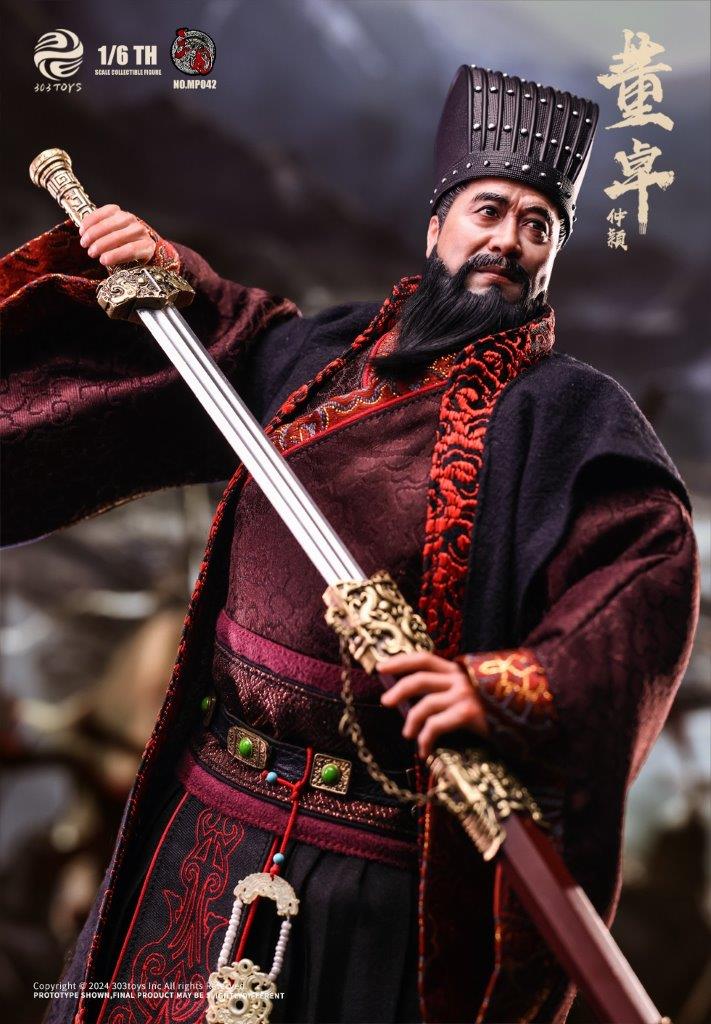 303 Toys 1/6 Dong Zhuo Grand Tutor Edition Action Figure [303T