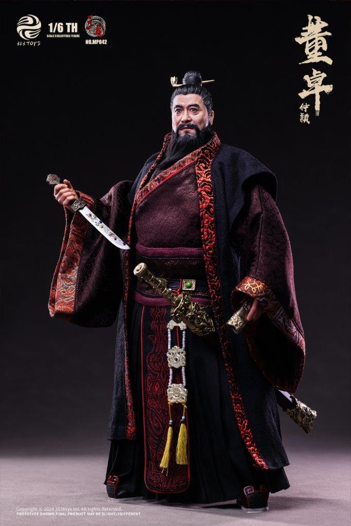 303 Toys 1/6 Dong Zhuo Grand Tutor Edition Action Figure [303T
