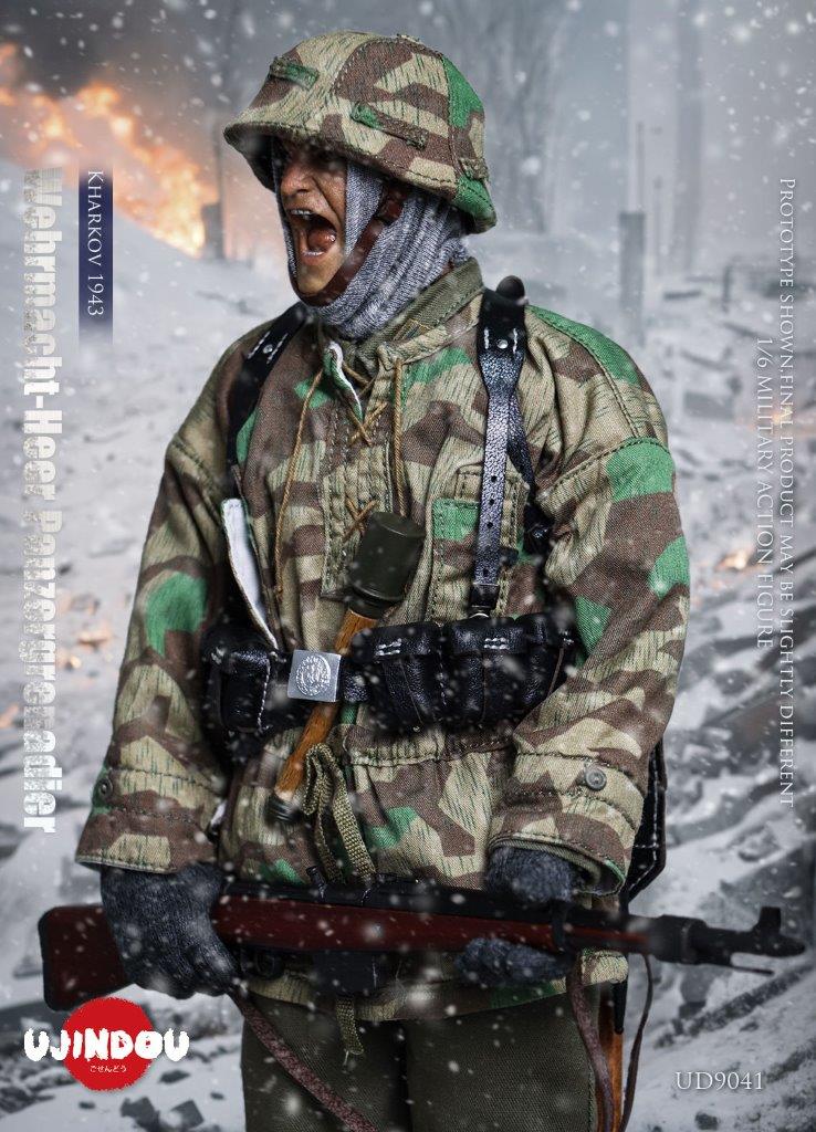 UJINDOU 1/6 WWII Wehrmacht-Heer Panzergrenadier, Kharkov 1943
