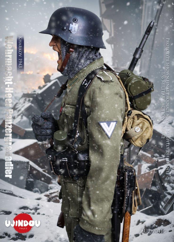UJINDOU 1/6 WWII Wehrmacht-Heer Panzergrenadier, Kharkov 1943
