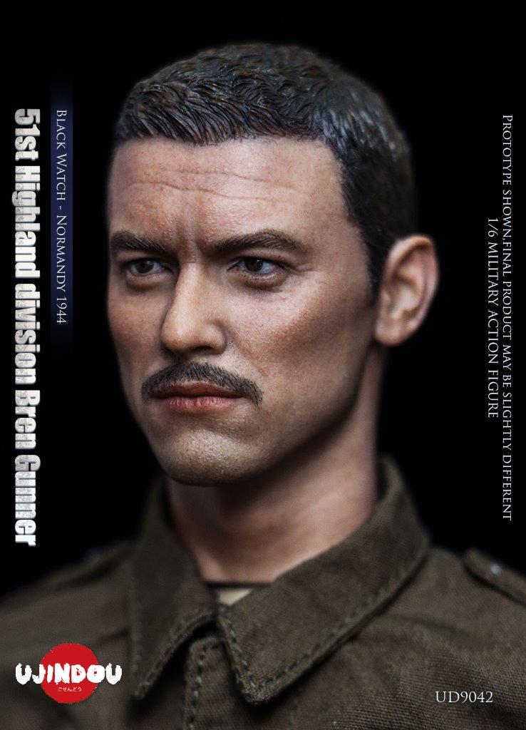 その他 UJINDOU 1/6 Black Watch Normandy UD9042 UJINDOU 1/6 51st Highland division Bren Gunner, Black Watch