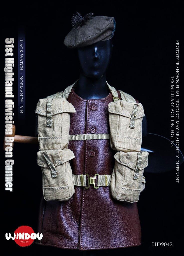 その他 UJINDOU 1/6 Black Watch Normandy UD9042 UJINDOU 1/6 51st Highland division Bren Gunner, Black Watch