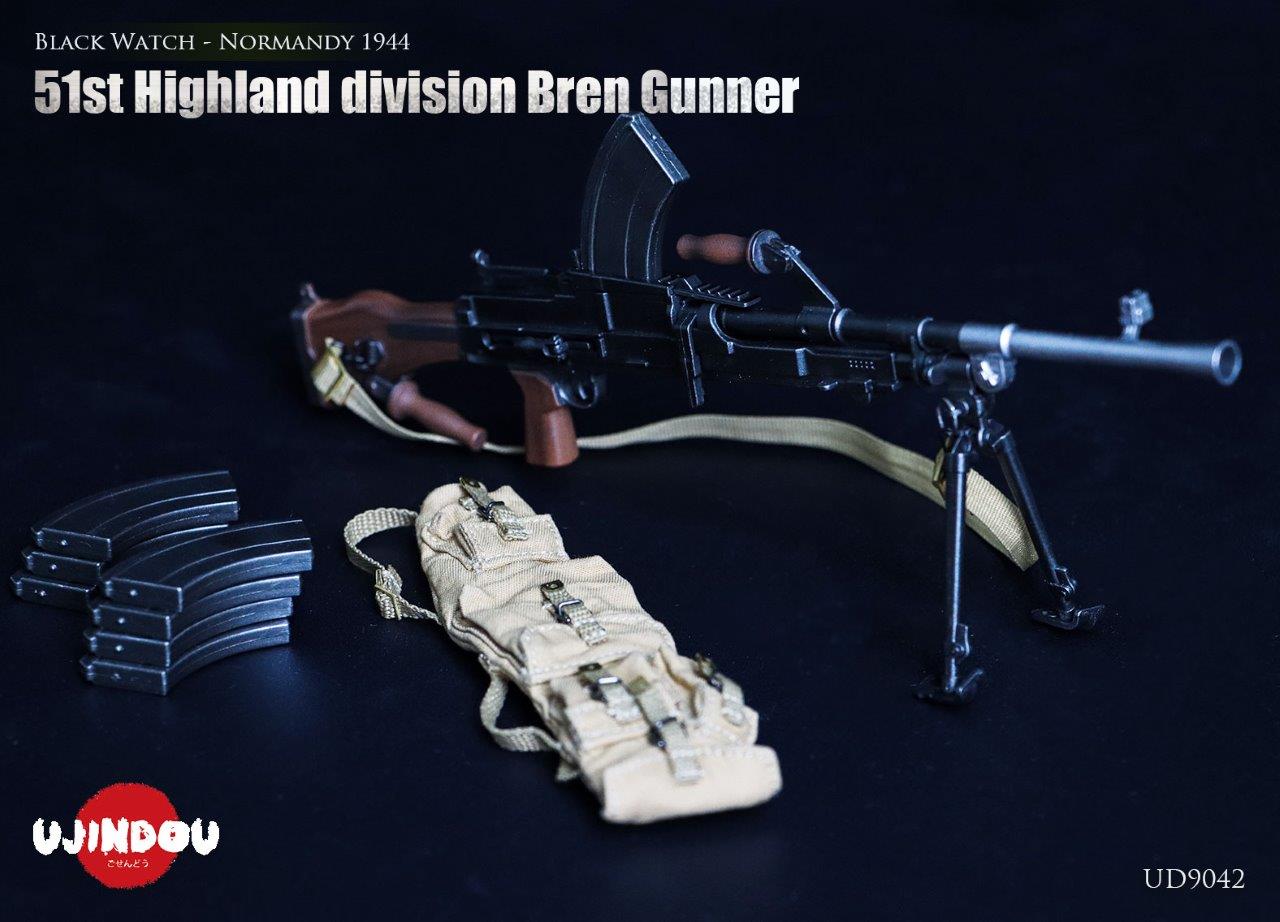 その他 UJINDOU 1/6 Black Watch Normandy UD9042 UJINDOU 1/6 51st Highland division Bren Gunner, Black Watch