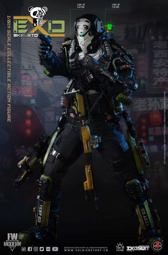 ミリタリー SS TOYS EXOSUIT EXO Skeleton Armor Suit SOLDIER STORY Exo-Skeleton Armor Suit Exosuit 1/6 Scale