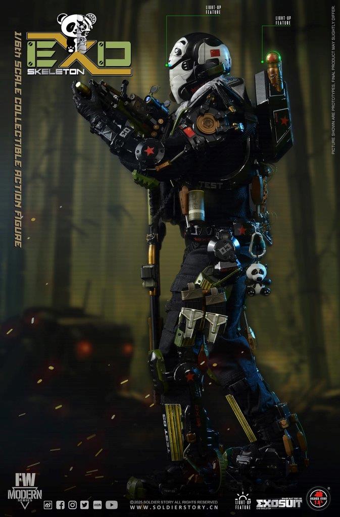 ミリタリー Soldier Story EXOSUIT EXO Skeleton Armor Soldier Story EXO-Skeleton Armor Suit XO-01 SSE001
