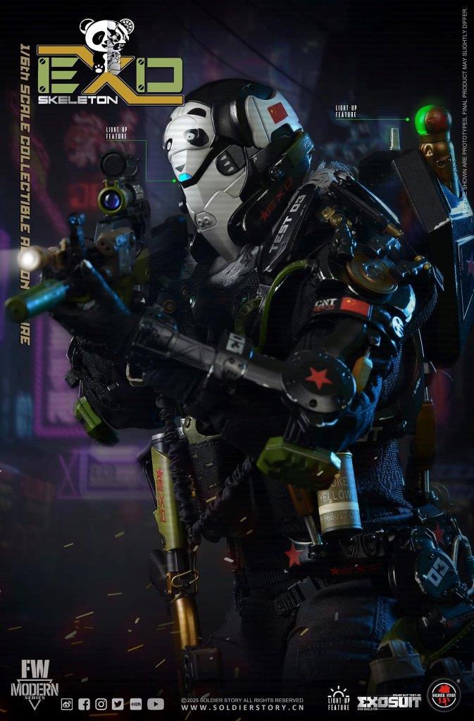 ミリタリー Soldier Story EXOSUIT EXO Skeleton Armor Soldier Story 1/18 SSE001 EXO-Skeleton Armor Suit XO-01