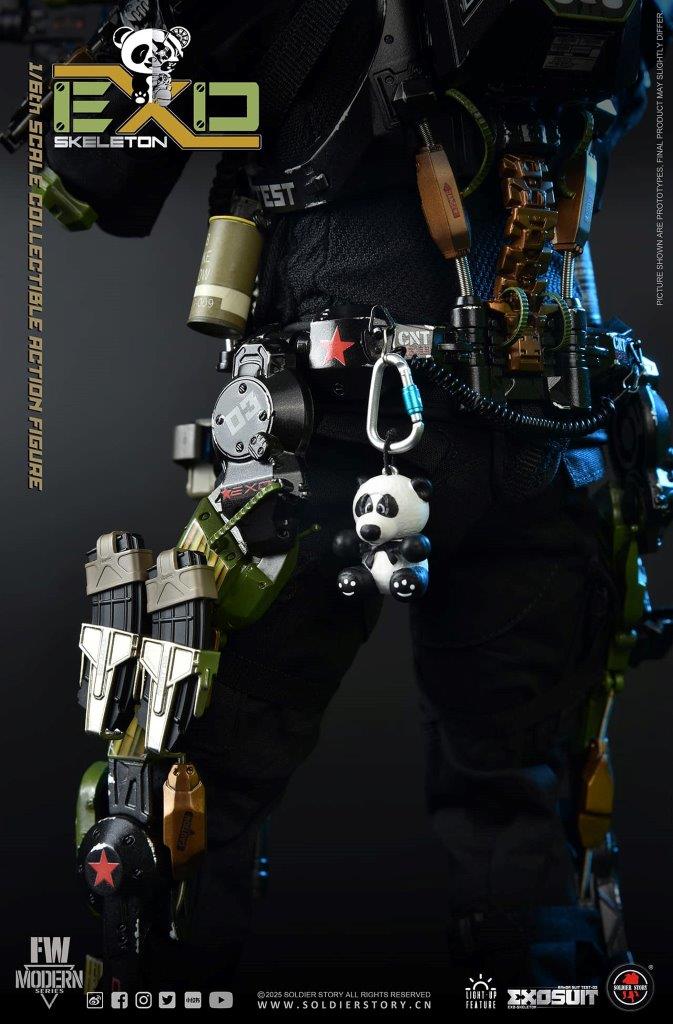 1:6 Soldier Story EXO-Skeleton Armor Suit Test -03 “Panda Division