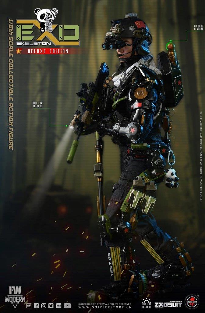 1:6 Soldier Story EXO-Skeleton Armor Suit Test -03 “Panda