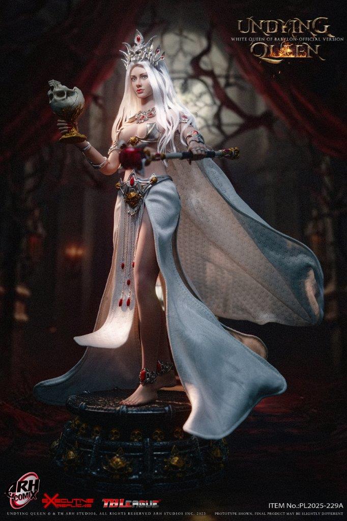 TBLeague ホワイト・クイーン・オブ・バビロン PL2025-229B TBLeague 1/6 WHITE QUEEN OF BABYLON Official Version Collectible