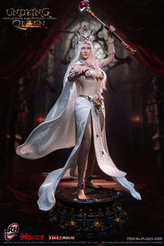 TBLeague 1/6 WHITE QUEEN OF BABYLON Official Version Collectible
