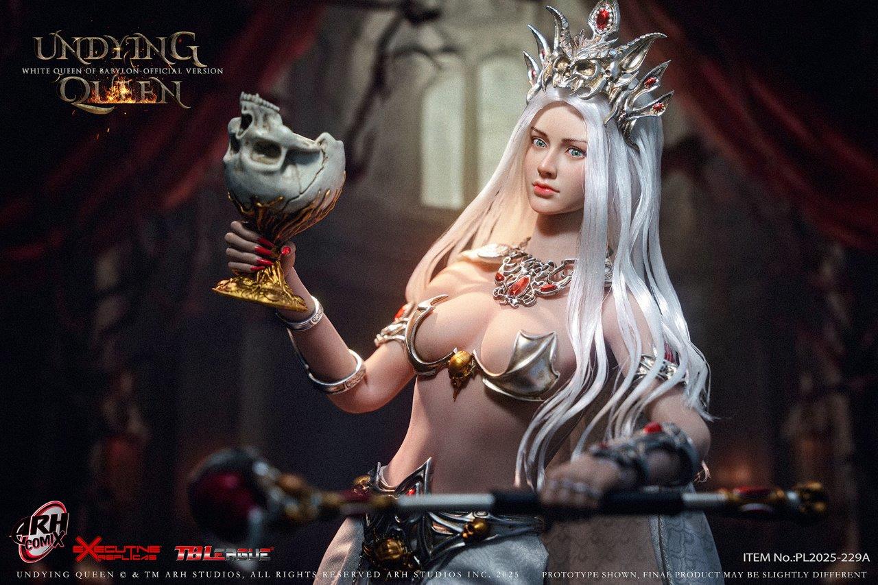 TBLeague 1/6 WHITE QUEEN OF BABYLON Official Version Collectible