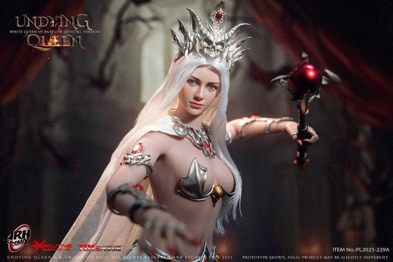 TBLeague 1/6 WHITE QUEEN OF BABYLON Official Version Collectible