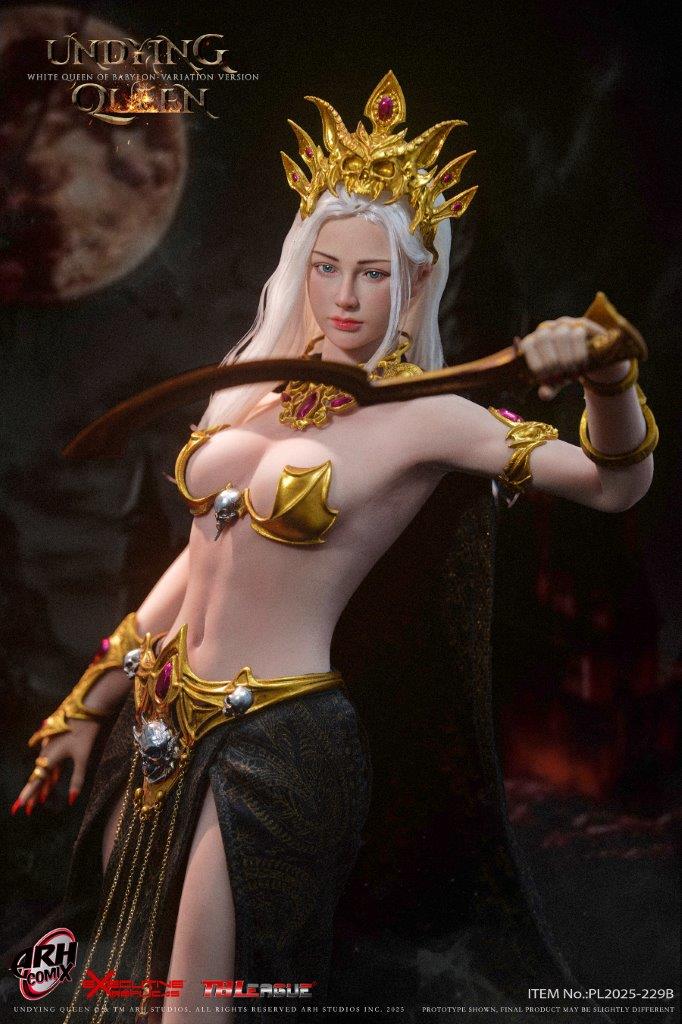 TBLeague 1/6 WHITE QUEEN OF BABYLON Variation Version Collectible