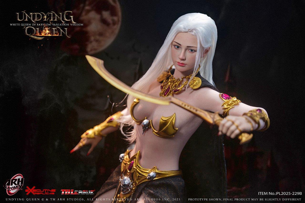 TBLeague 1/6 WHITE QUEEN OF BABYLON Variation Version Collectible