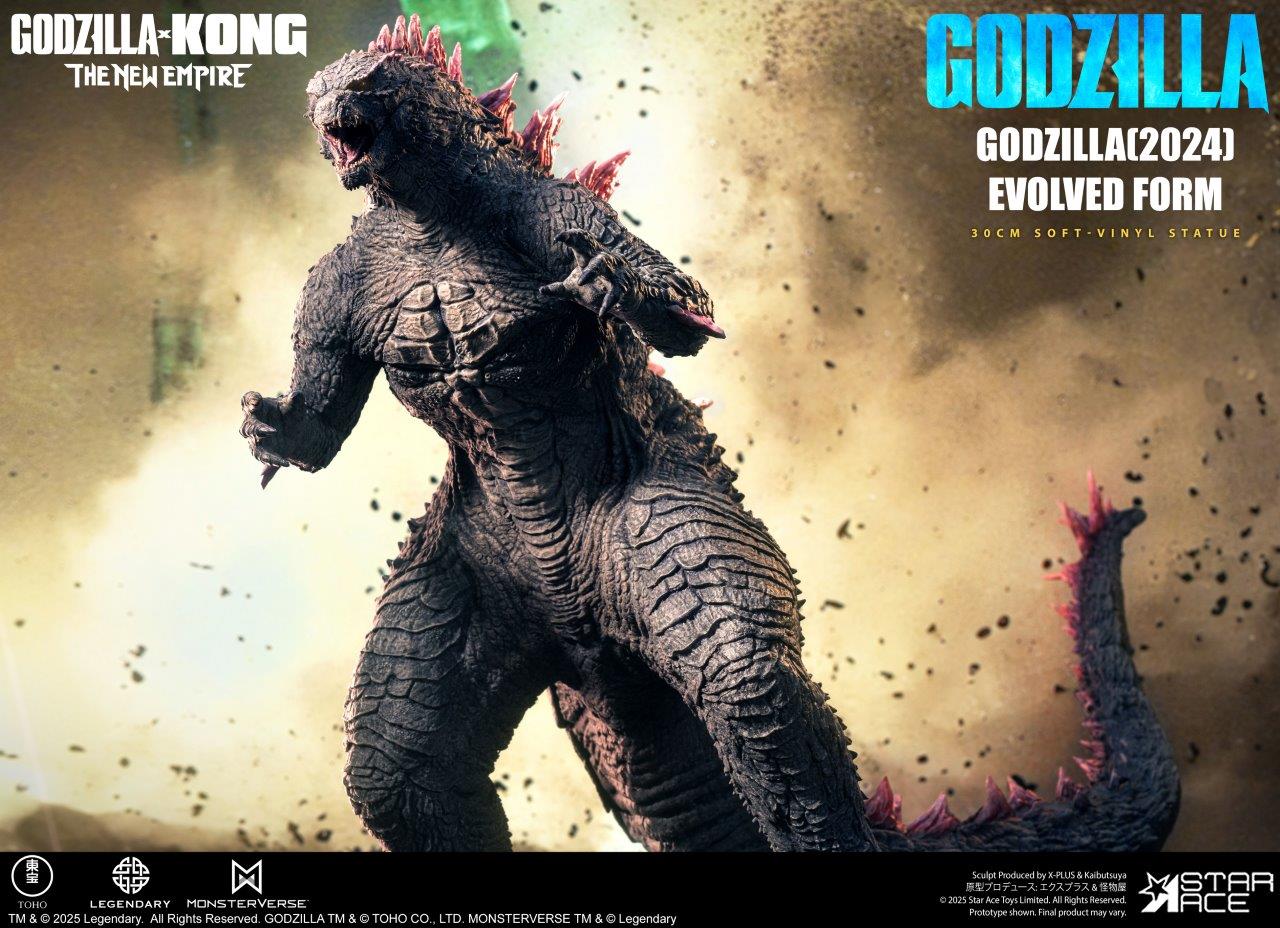 Star Ace Godzilla 2024 Evolved Form NX Soft Vinyl Statue [SA-6066