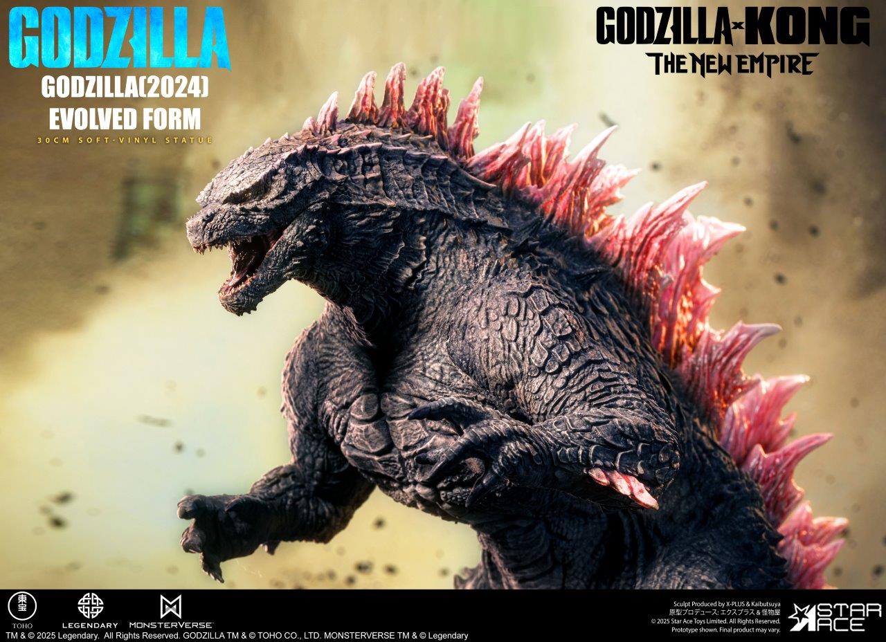 Star Ace Godzilla 2024 Evolved Form NX Soft Vinyl Statue [SA