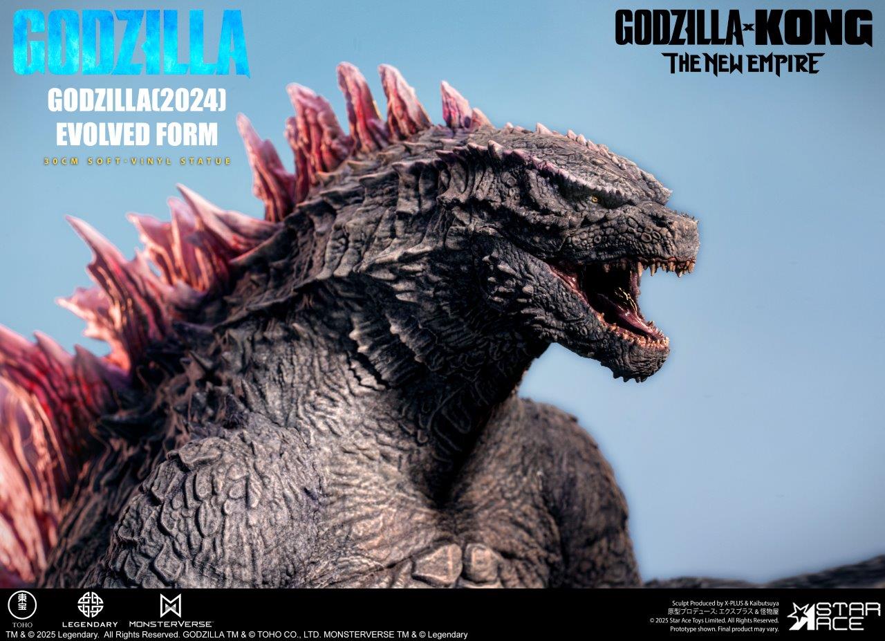 Star Ace Godzilla 2024 Evolved Form DX Soft Vinyl Statue [SA