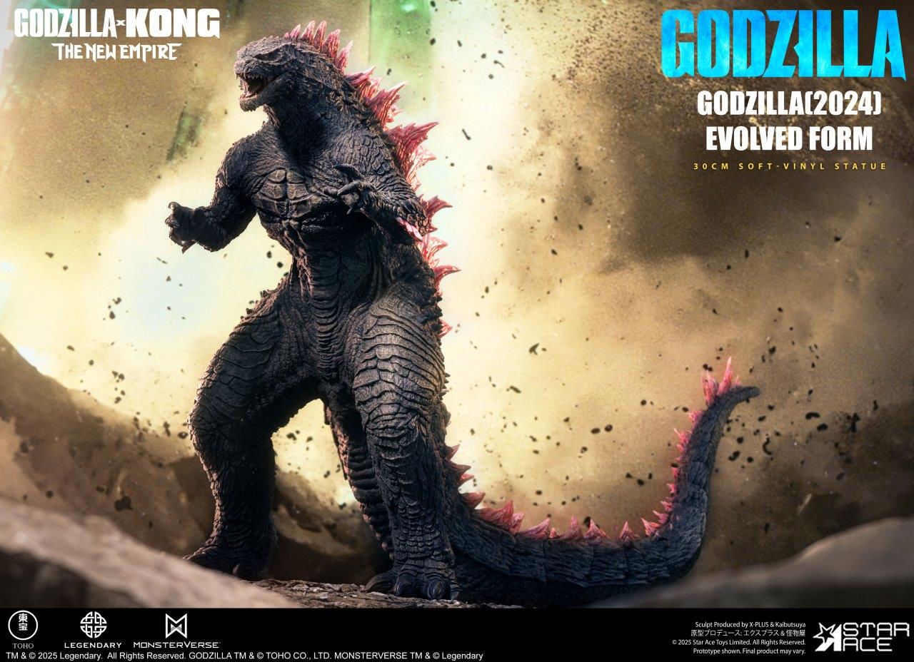 Star Ace Godzilla 2024 Evolved Form DX Soft Vinyl Statue [SA