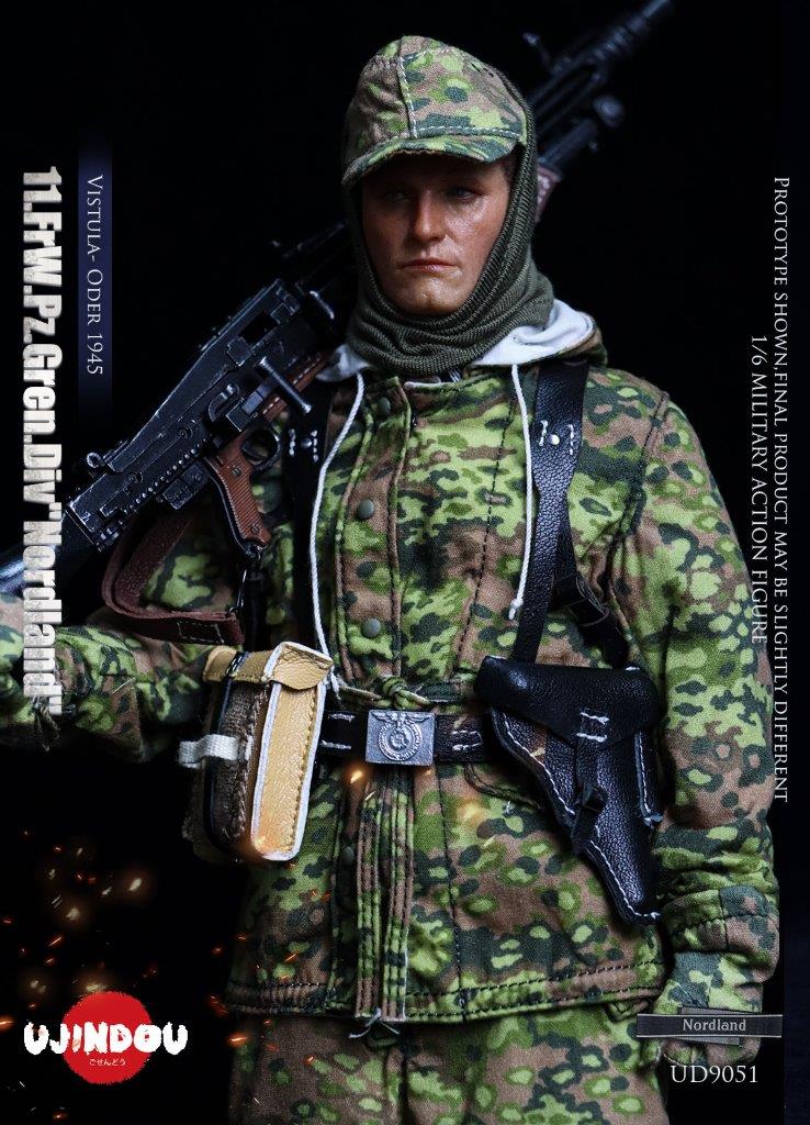 UJINDOU 1/6 WWII 11.FrW.Pz.Gren.Div “Nordland”, Vistula- Oder 1945