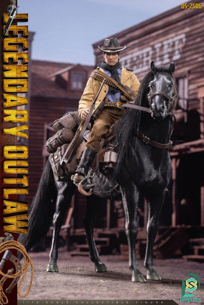 1:12 DS Toys Red Dead Redemption Outlaw with Horse Deluxe Edition