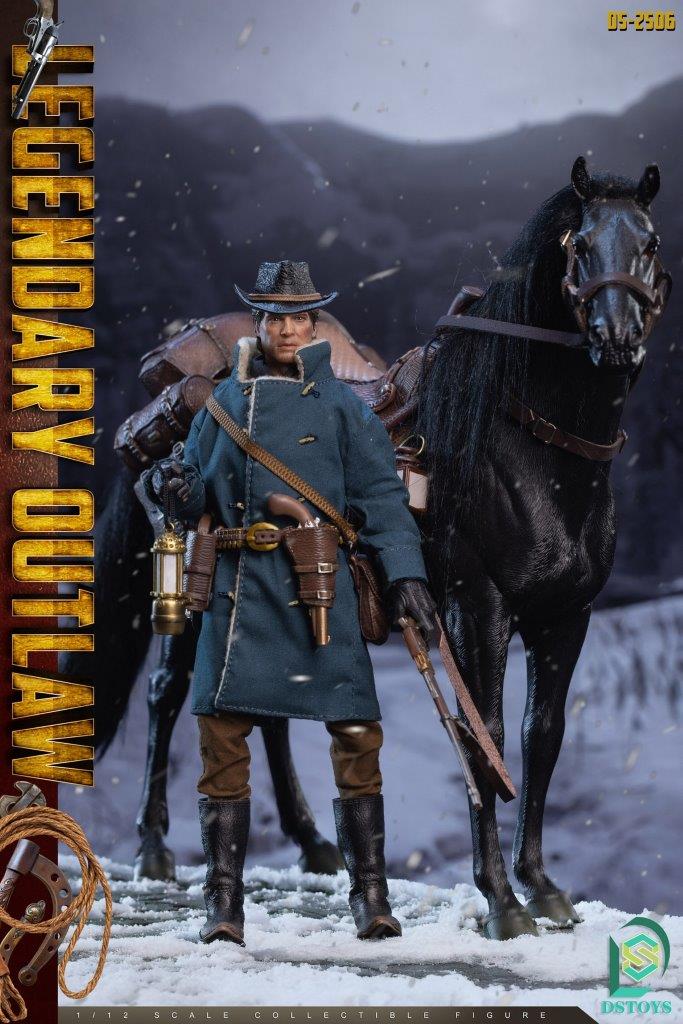 1:12 DS Toys Red Dead Redemption Outlaw with Horse Deluxe Edition