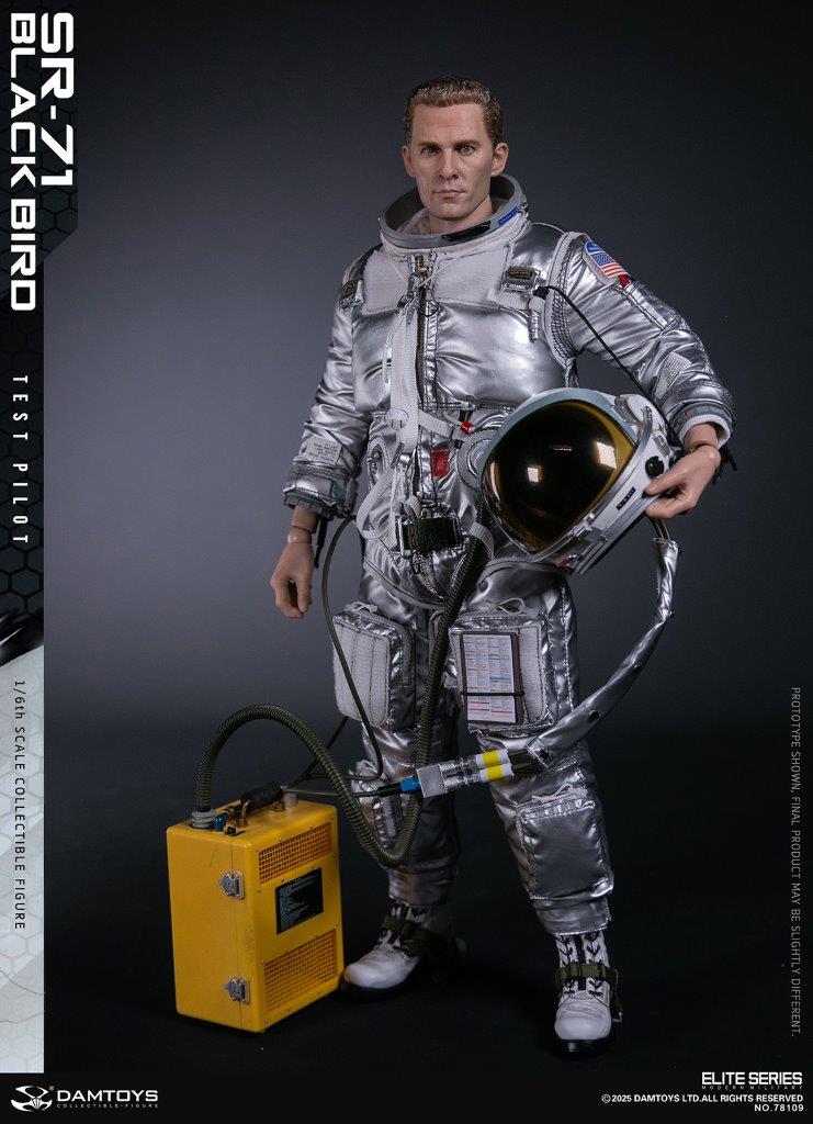 DAM Toys 1/6 SR-71 BLACK BIRD TEST PILOT Action Figure [DAM-78109