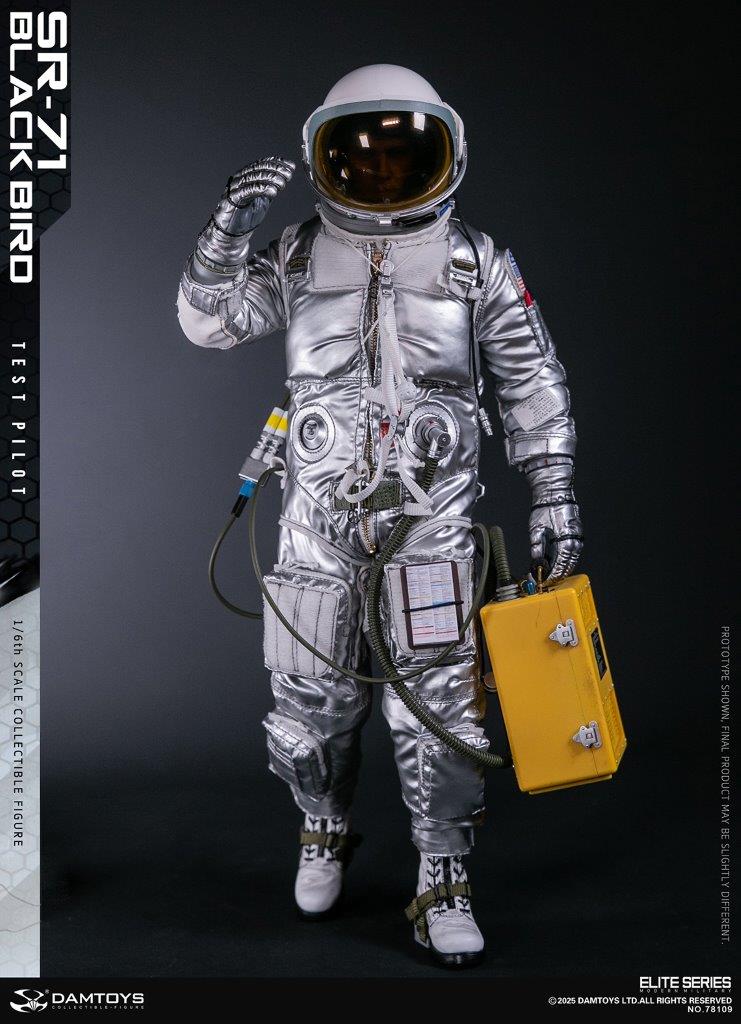 DAM Toys 1/6 SR-71 BLACK BIRD TEST PILOT Action Figure [DAM-78109