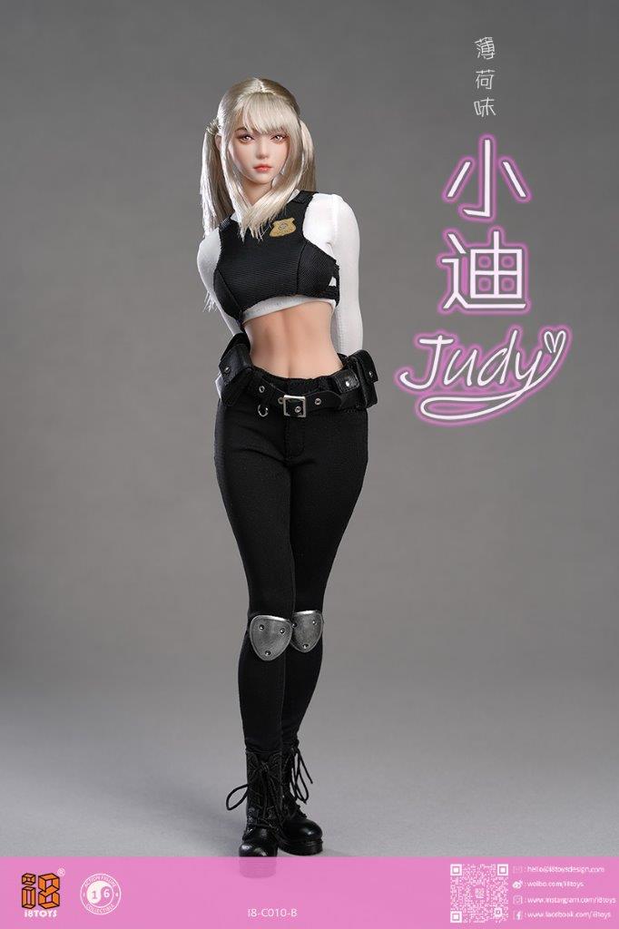 i8TOYS 1/6 Judy White Police Uniform Collectibles Costume Set Pack