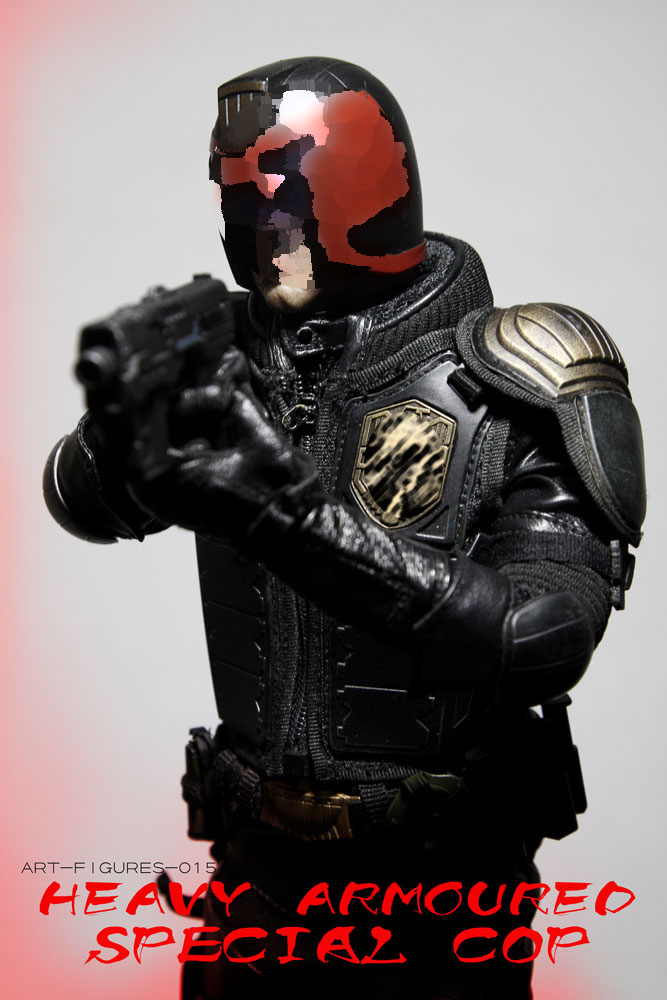 ジャッジ ドレッド フィギュア　ホットトイズ ArtFigures 1/6 Heavy Amroued Special Judge Cop ジャッジ