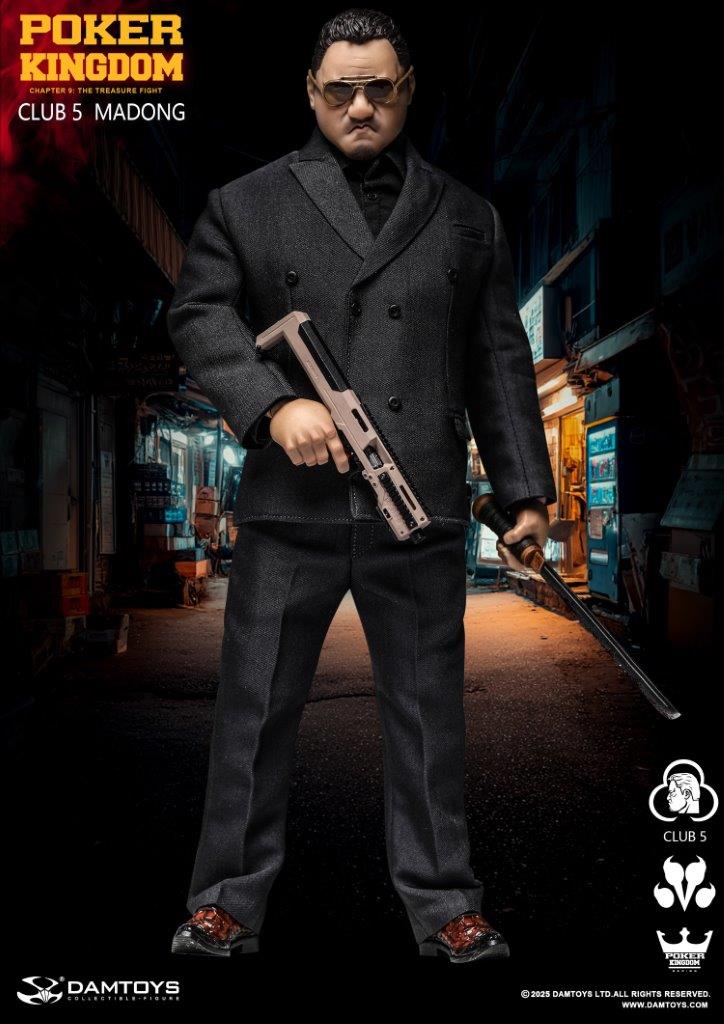 DAM Toys 1/6 Poker Kingdom Club 5 Madong Action Figure [DAM-GK030A