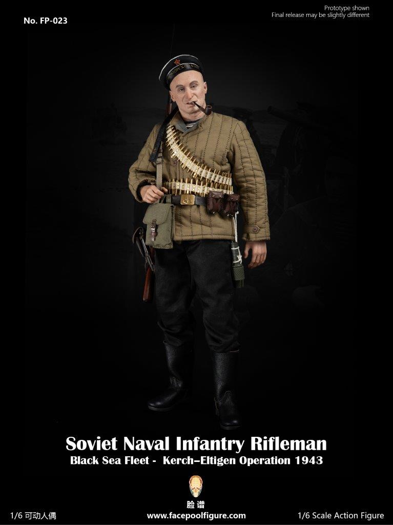 Facepool 1:6 Soviet Naval Infantry Rifleman Black Sea Fleet