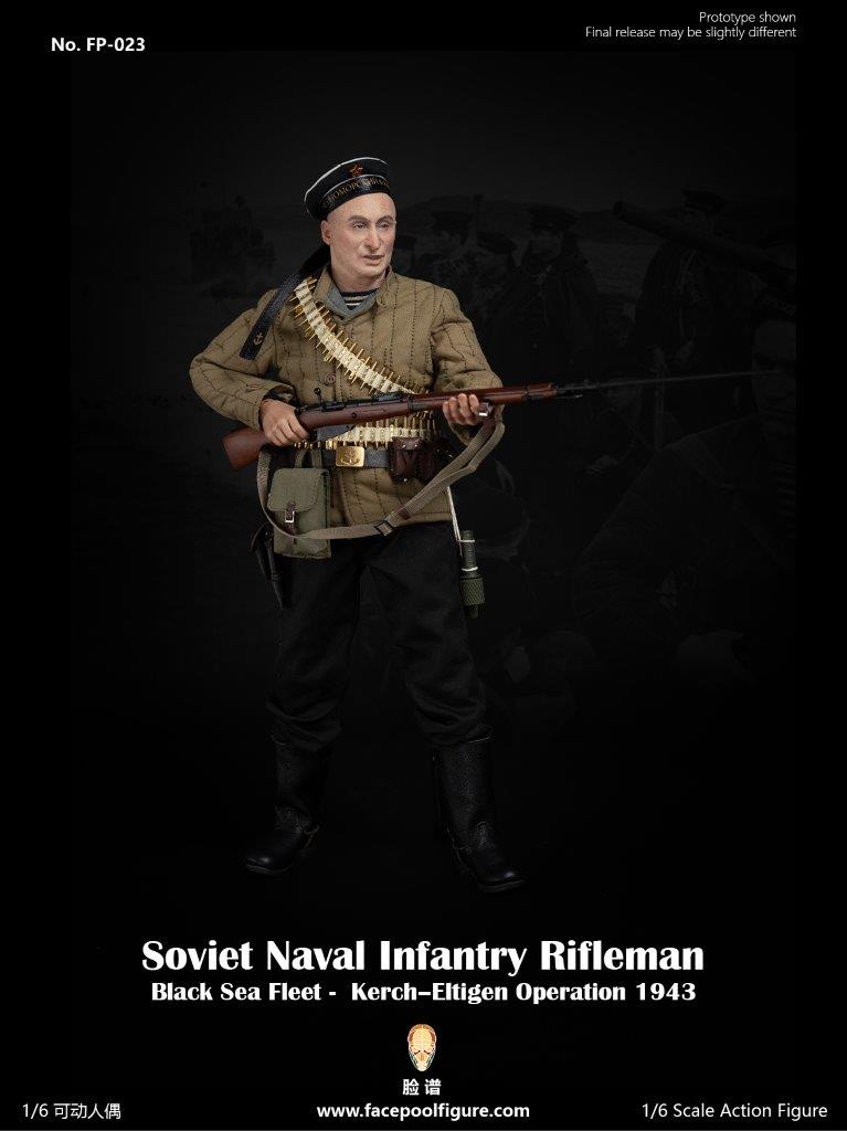 Facepool 1:6 Soviet Naval Infantry Rifleman Black Sea Fleet