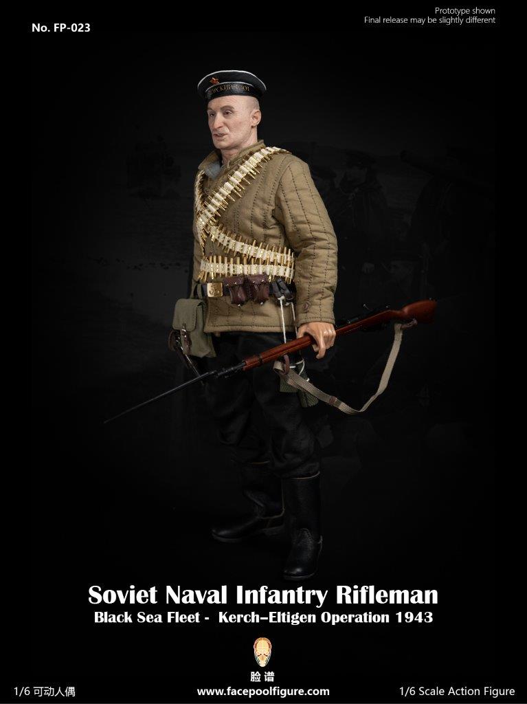 Facepool 1:6 Soviet Naval Infantry Rifleman Black Sea Fleet