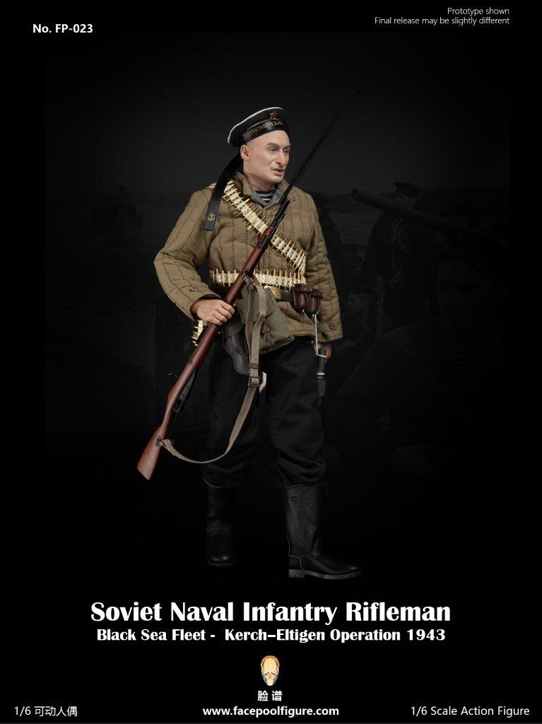 Facepool 1:6 Soviet Naval Infantry Rifleman Black Sea Fleet