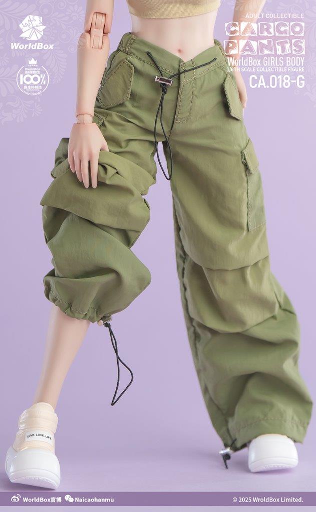 World Box 1/6 Green Cargo Pants [WB-CA018G] - EKIA Hobbies