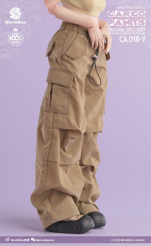 World Box 1/6 Tan Cargo Pants [WB-CA018Y] - EKIA Hobbies
