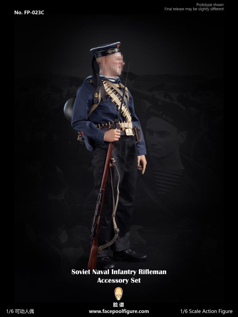 Facepool 1:6 Soviet Naval Infantry Rifleman Accessory Set [FP-023C