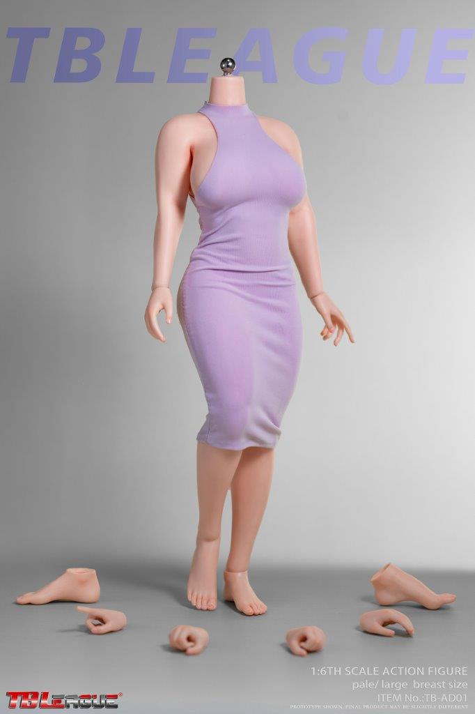 TBLeague Phicen 1:6 Super-Flexible Female Seamless Pale Body with