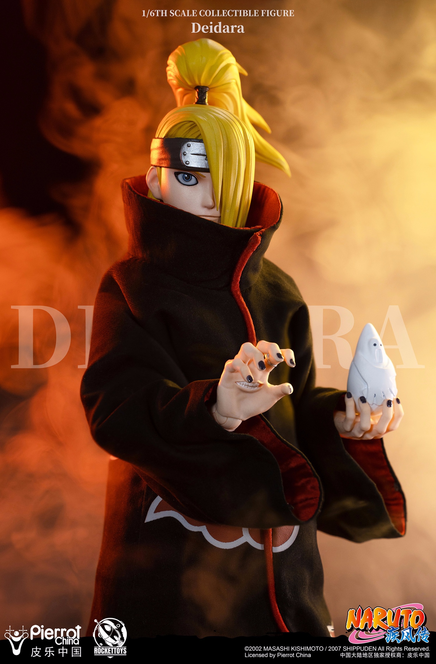 ROCKET TOYS デイダラ DEIDARA 1/6 特典付 ROC-008 Rocket Toys 1:6 Naruto Shippuden Deidara Figure [ROC-008