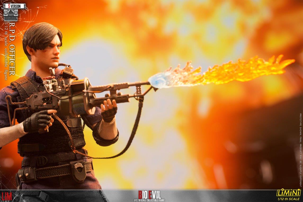 Lim Toys 1:12 R.P.D. Officer S Version Ation Figure [LIM-RPD01S